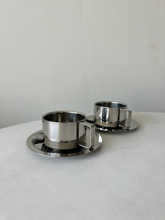 Stainless Steel Espresso Set (2 pcs)
